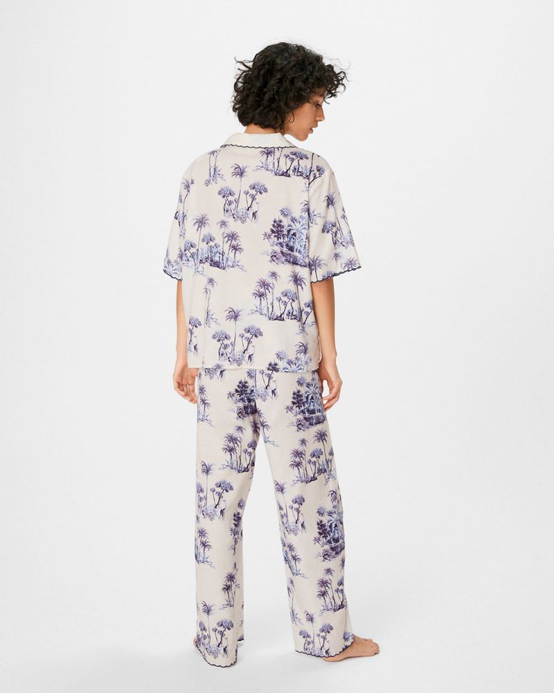 Ted Baker Tewdi Sleeve And Pj Set Nattkläder Dam Rosa | FNG-569210