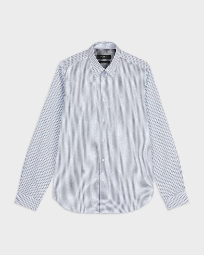 Ted Baker Thorss Slim Fit Printed Skjorta Herr Lila | USH-760413