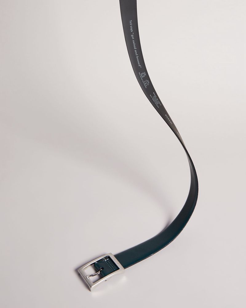 Ted Baker Tile Läder Bälte Herr Gröna | ODW-701328