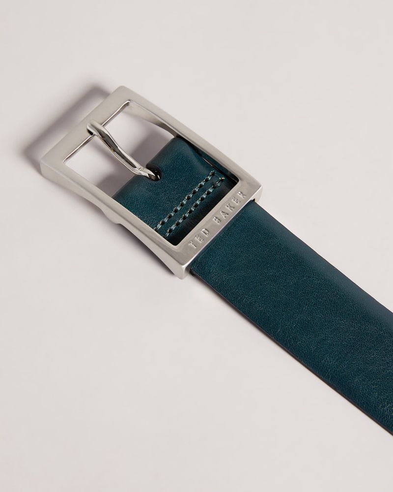 Ted Baker Tile Läder Bälte Herr Gröna | ODW-701328
