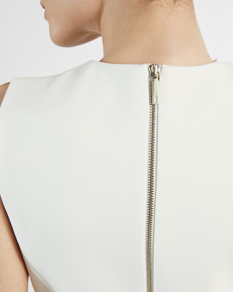 Ted Baker Tiloola Seam Detail Bodycon Klänning Dam Vita | WZJ-176034