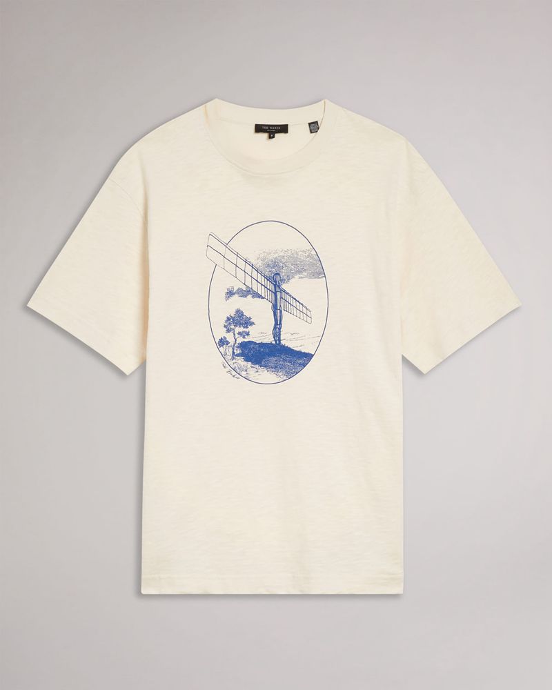 Ted Baker Tilton Graphic Blast Herr Vita | NCI-698351