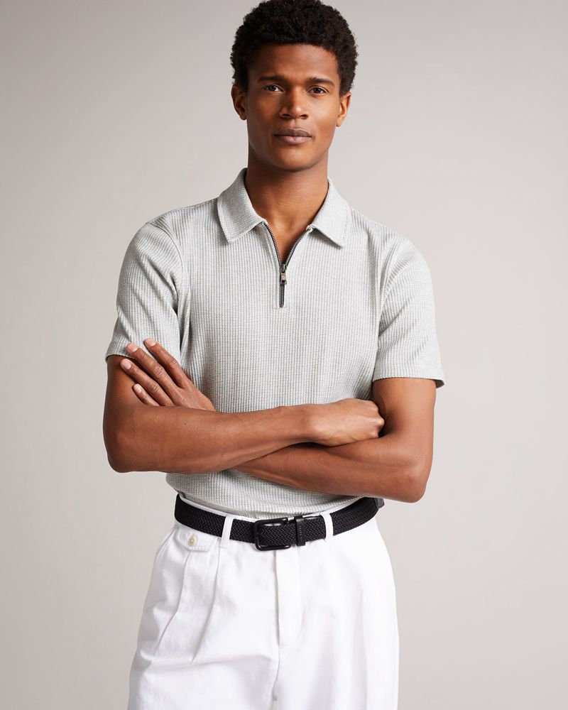 Ted Baker Timm Woven Bälte Herr Svarta | EMY-837165