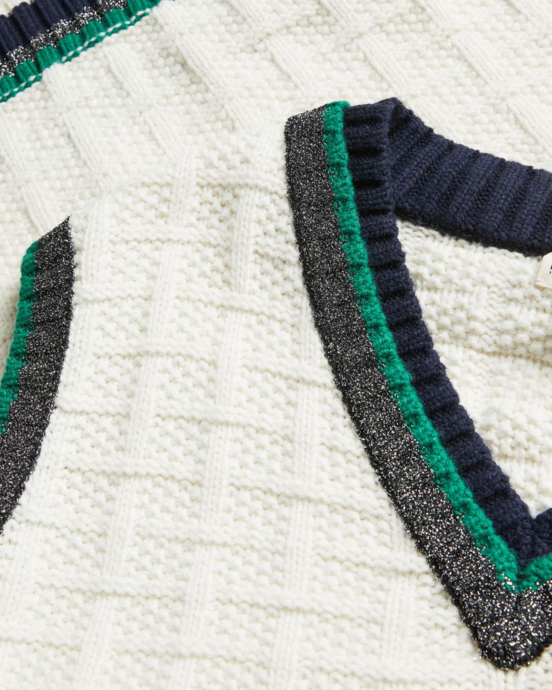 Ted Baker Tomlowe V Neck Knitted Vest Blast Dam Vita | NFM-908423