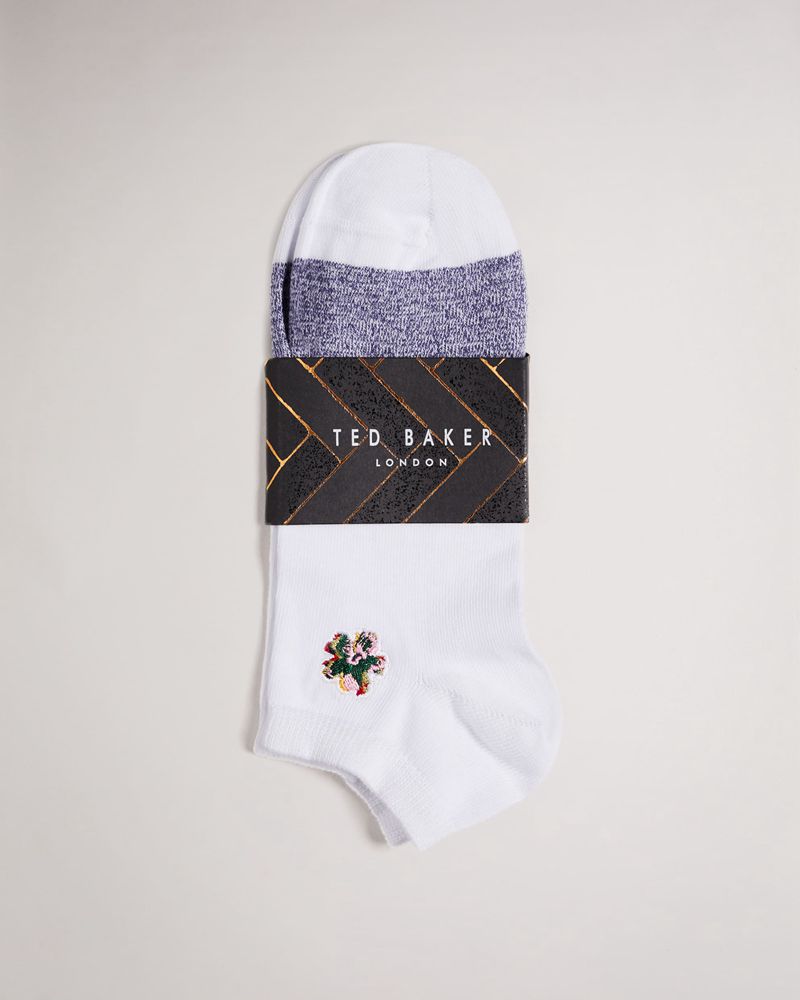 Ted Baker Transok Strumpor Herr Vita | ZBC-580369