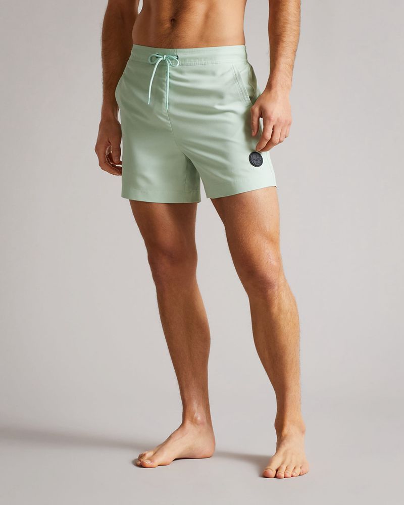 Ted Baker Trehil Plain Badkläder Herr Gröna | LRX-612350