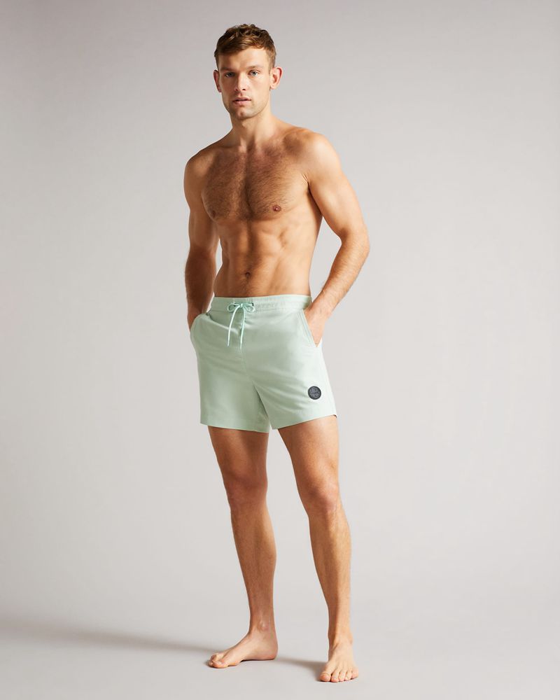 Ted Baker Trehil Plain Badkläder Herr Gröna | LRX-612350