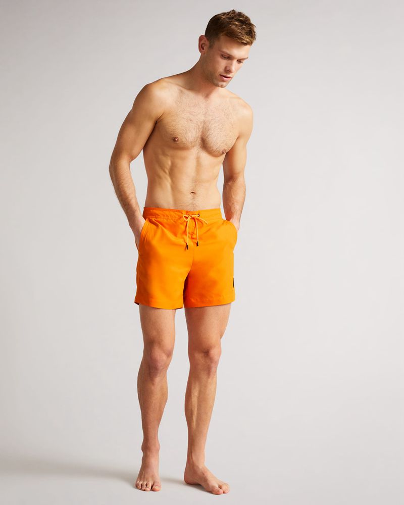 Ted Baker Trehil Plain Badkläder Herr Orange | WUM-430615