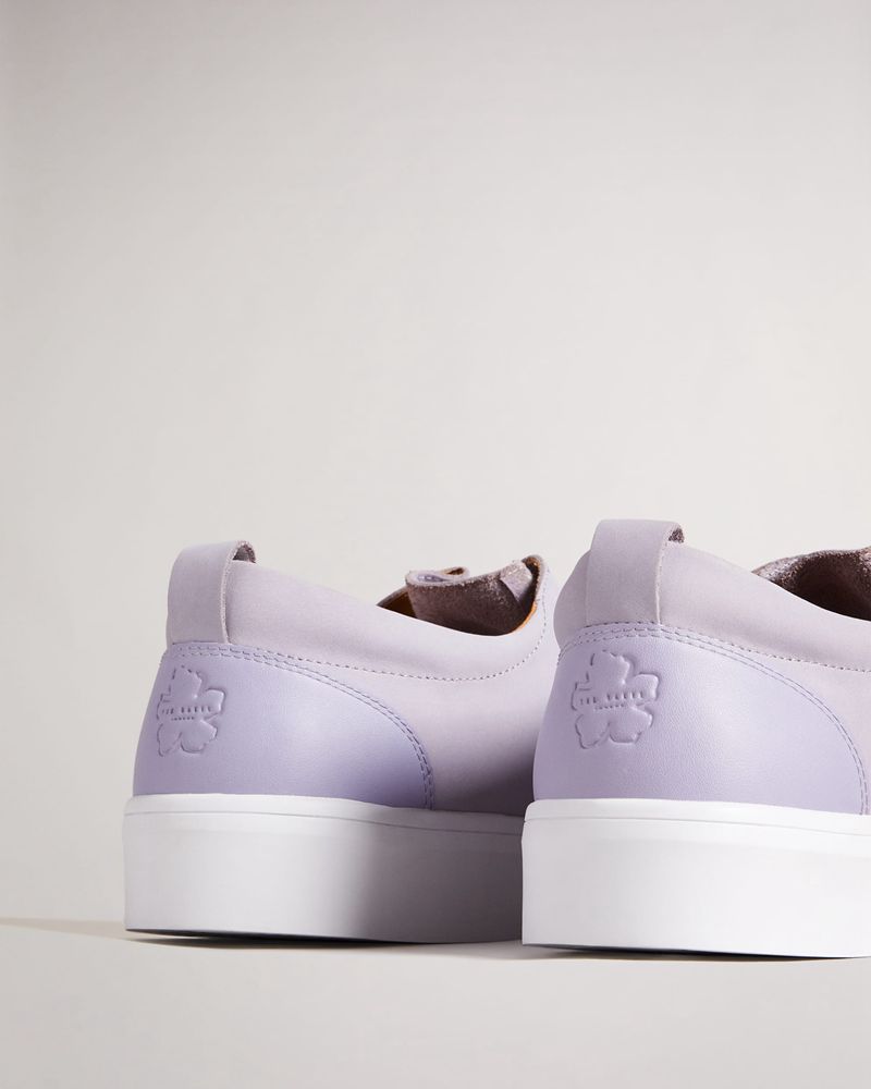 Ted Baker Treyy Modern Skates Sneakers Herr Lila | ONW-850763