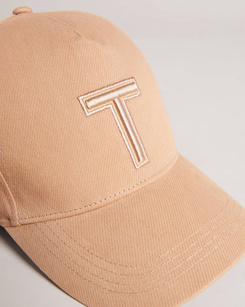 Ted Baker Tristen Baseball Cap Hatt Herr Natural | RZH-673519