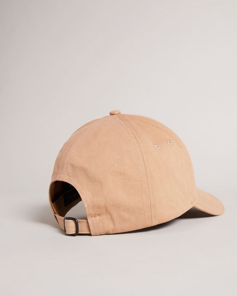 Ted Baker Tristen Baseball Cap Hatt Herr Natural | RZH-673519
