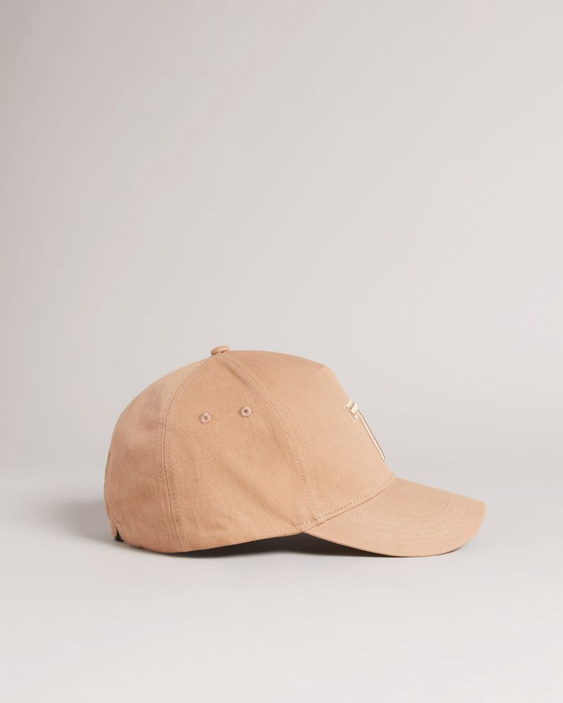 Ted Baker Tristen Baseball Cap Hatt Herr Natural | RZH-673519