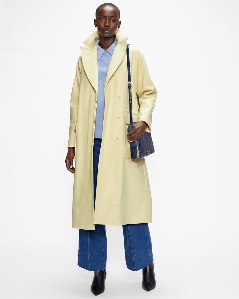 Ted Baker Ttessaa Brushed Wooled Rockar Dam Gula | XRM-360872