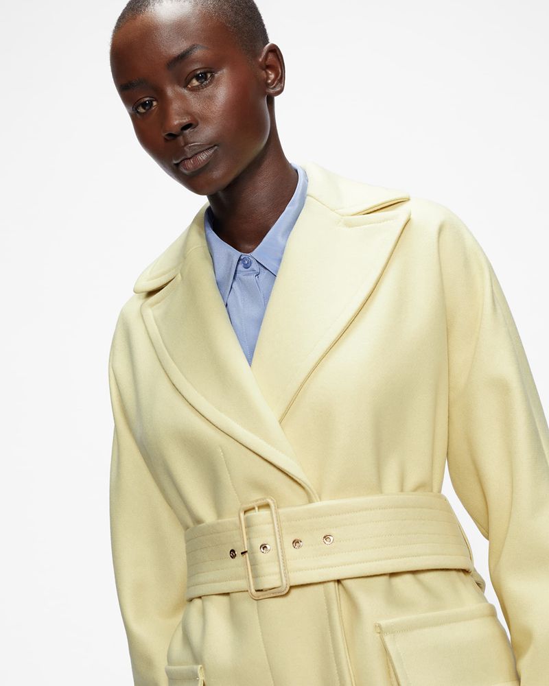 Ted Baker Ttessaa Brushed Wooled Rockar Dam Gula | XRM-360872