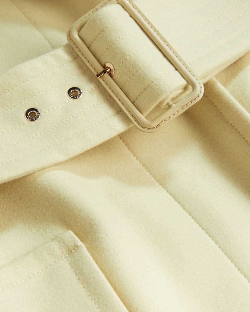 Ted Baker Ttessaa Brushed Wooled Rockar Dam Gula | XRM-360872