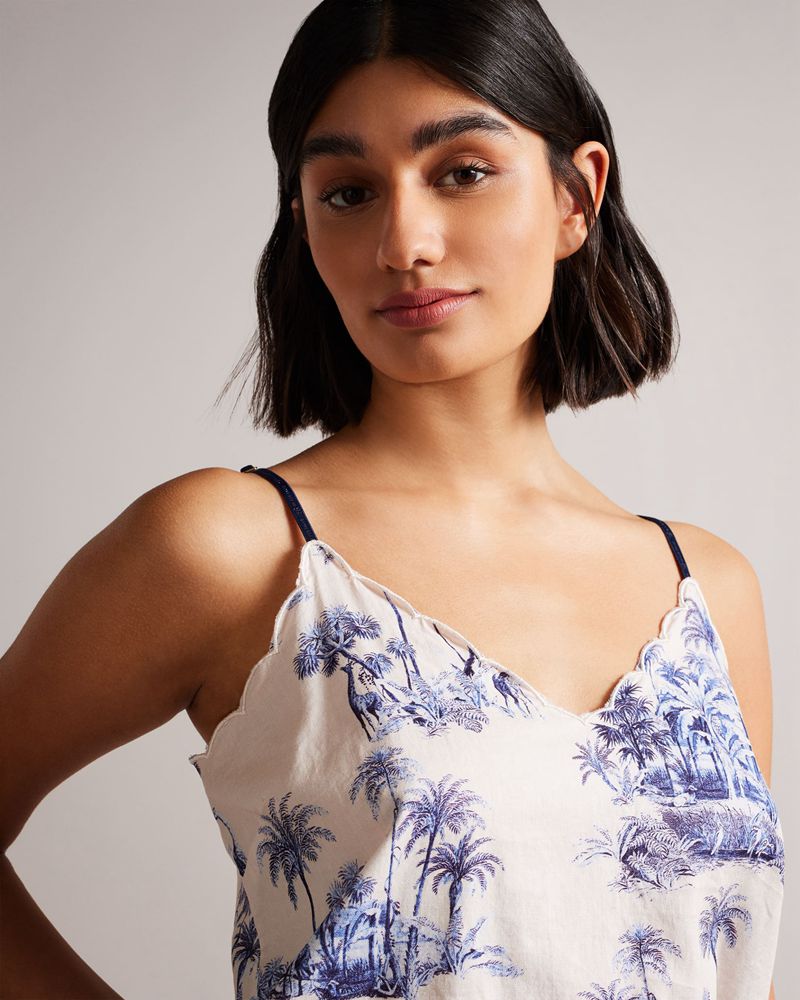 Ted Baker Tuldi Printed s And Cami Set Nattkläder Dam Rosa | SHR-913740