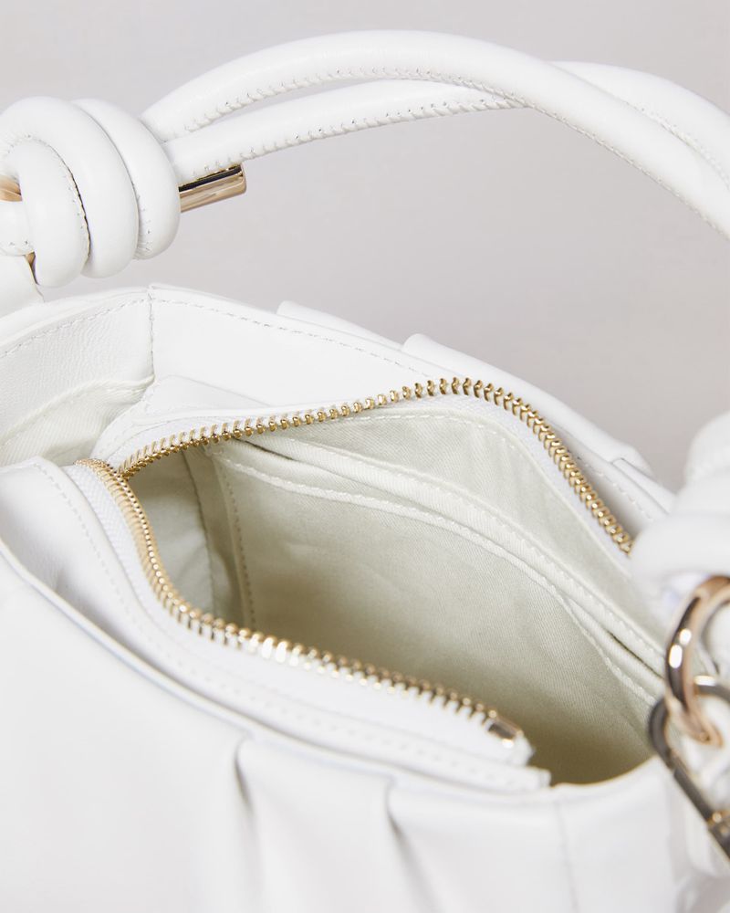 Ted Baker Twili Twisted Handle Mini Grab Crossbody Väska Dam Vita | URT-713502
