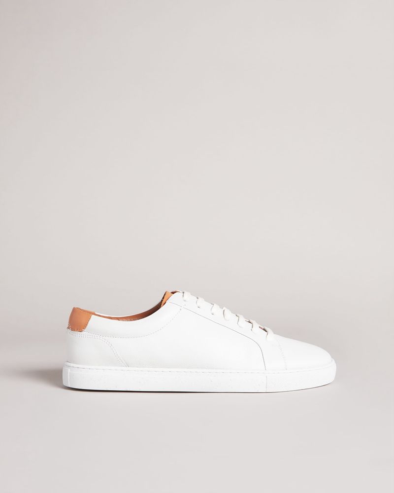 Ted Baker Udammo Leathers Sneakers Herr Vita | SNI-256174