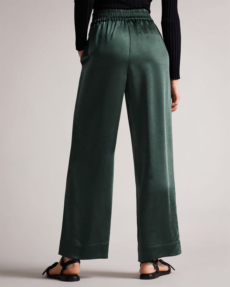 Ted Baker Umelda Breda Leg With Deep Elastic Waistband Byxor Dam Teal | TCP-025467