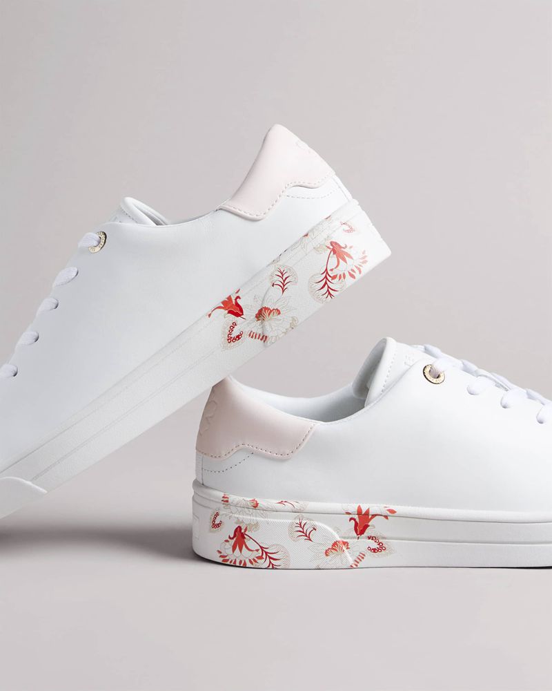 Ted Baker Urbana Retro Flood Nocturnal Sneakers Dam Vita | NVC-735049