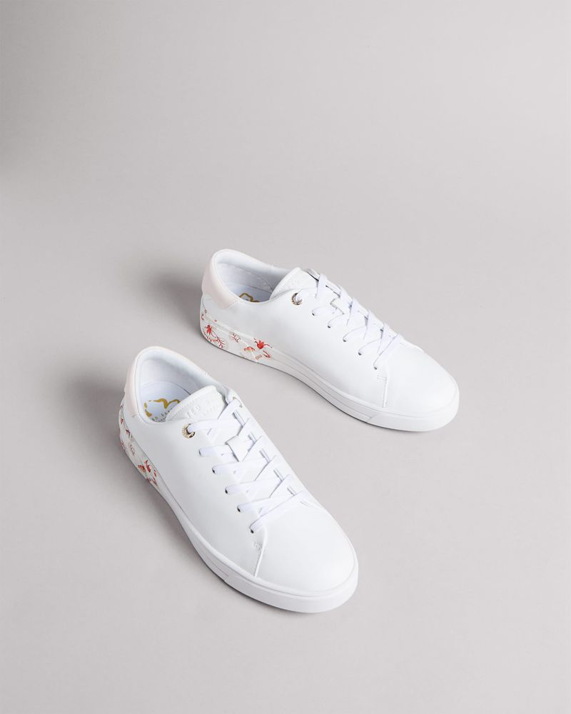 Ted Baker Urbana Retro Flood Nocturnal Sneakers Dam Vita | NVC-735049