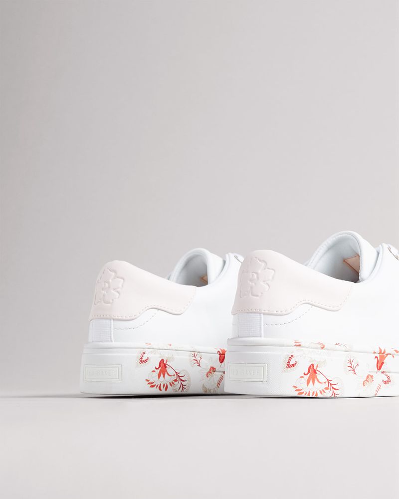 Ted Baker Urbana Retro Flood Nocturnal Sneakers Dam Vita | NVC-735049