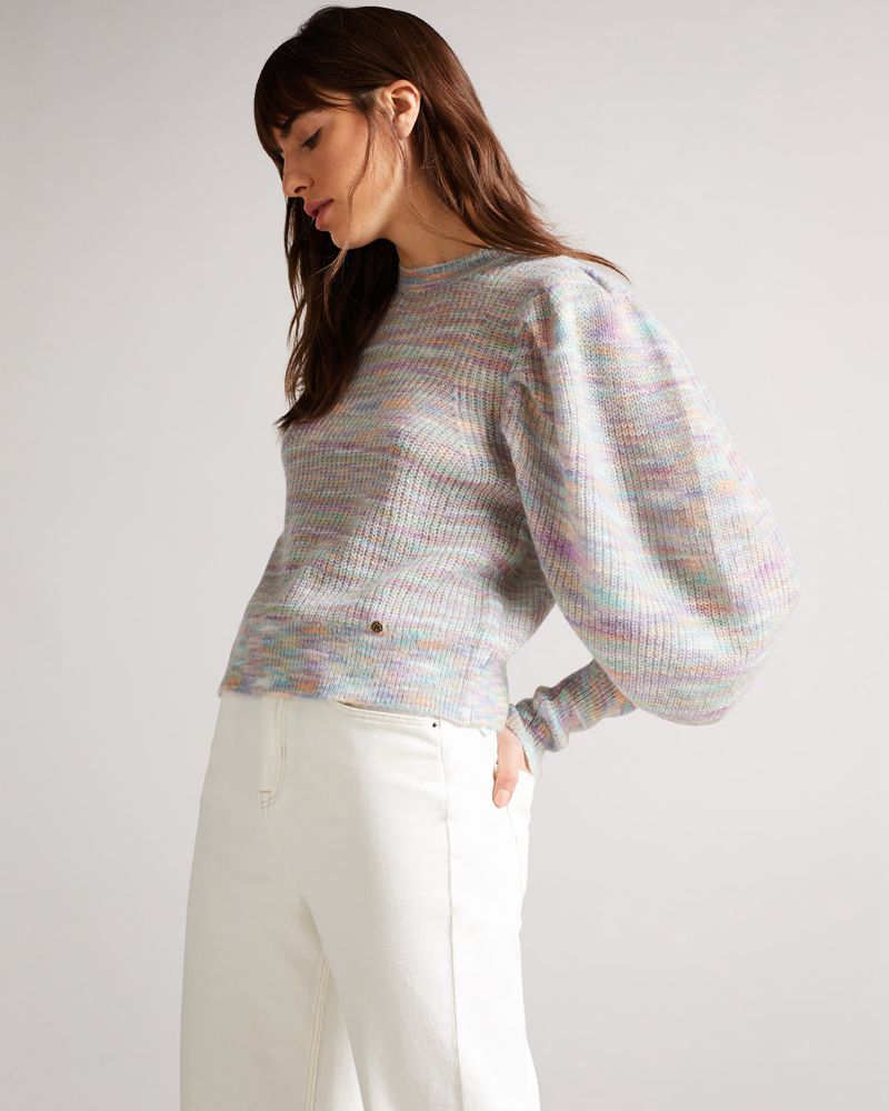 Ted Baker Valma Extreme Sleeve Stickat Dam Olika Färger | ECM-047956