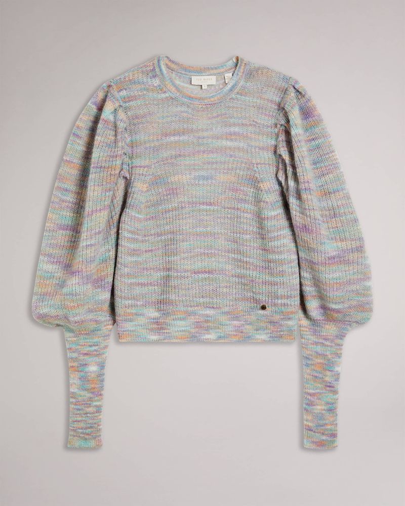 Ted Baker Valma Extreme Sleeve Stickat Dam Olika Färger | ECM-047956