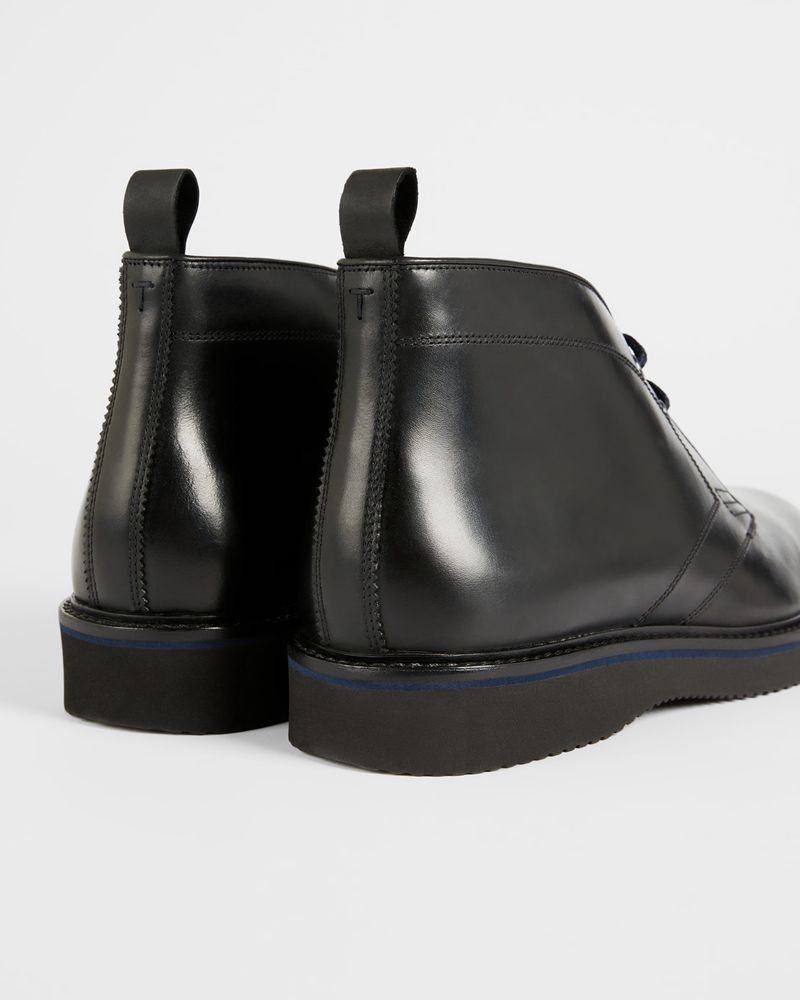 Ted Baker Vedro Kilklack Deserts Stövlar Herr Svarta | DYC-258107
