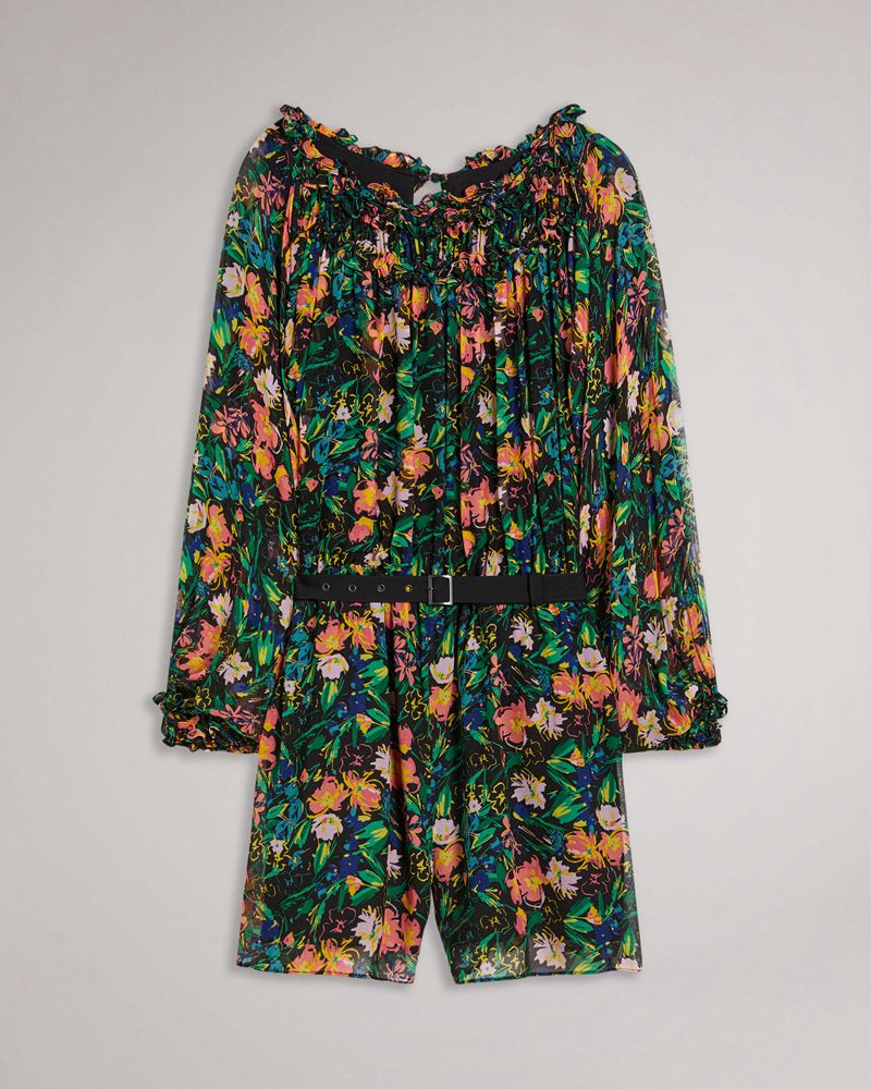 Ted Baker Verine With Exaggerated Blouson Sleeve Jumpers Dam Svarta | XDL-723048