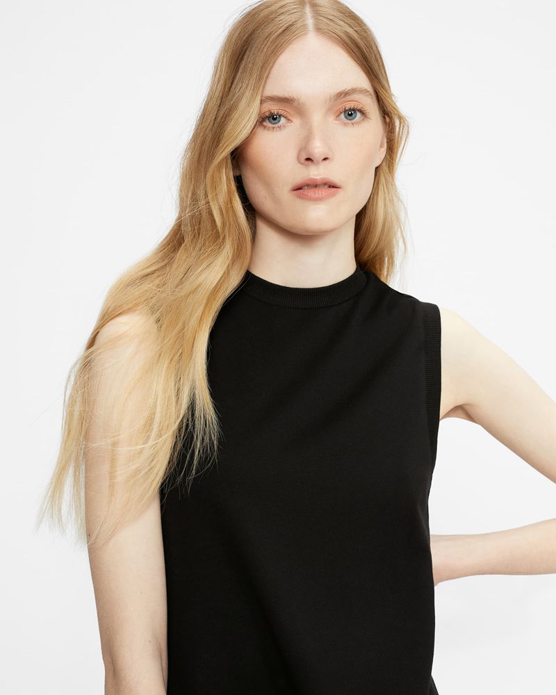 Ted Baker Vianneered Jersey Klänning Dam Svarta | MAR-409172