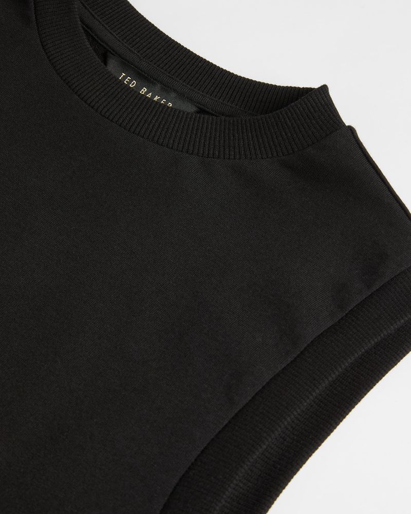 Ted Baker Vianneered Jersey Klänning Dam Svarta | MAR-409172