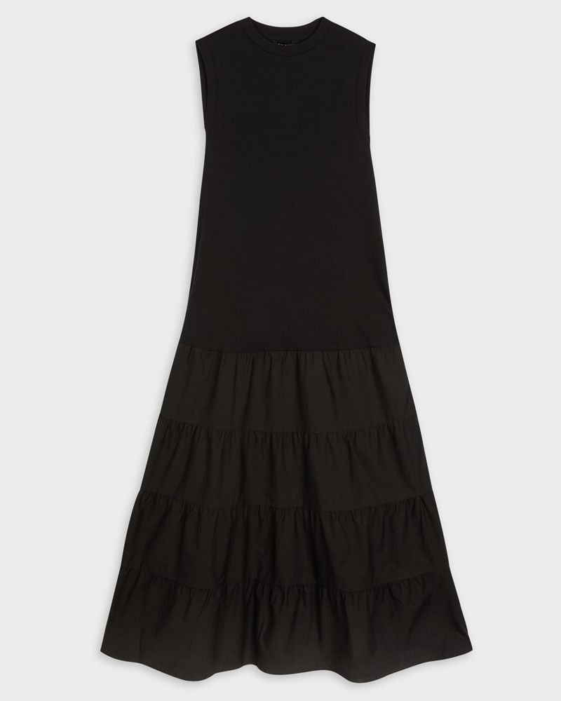 Ted Baker Vianneered Jersey Klänning Dam Svarta | MAR-409172