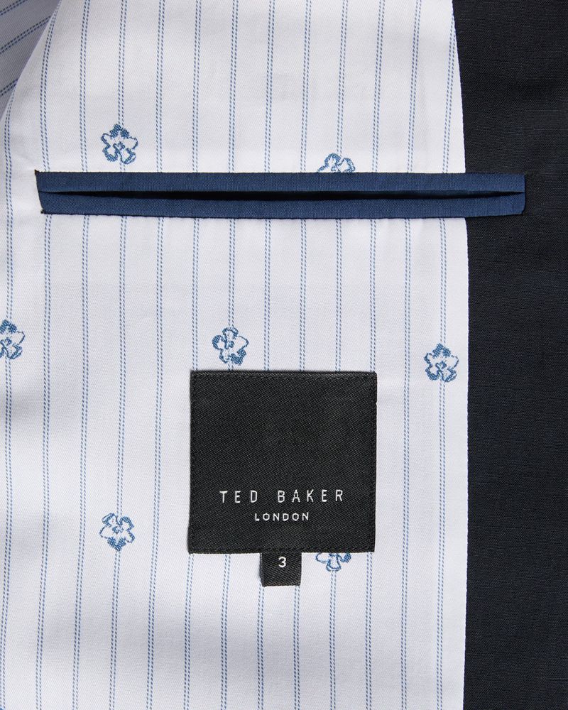 Ted Baker Waitby Silk Look Dinner Kostymer Herr Marinblå | LRC-749612