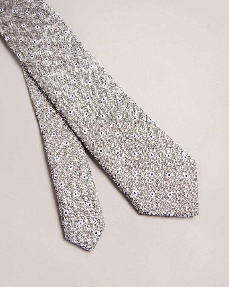 Ted Baker Welcome Geometric Slipsar Herr Gröna | VXC-245801