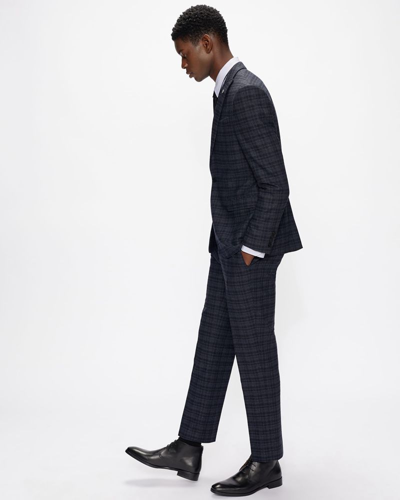 Ted Baker Wesleyy Läder Chukka Stövlar Herr Svarta | HUX-017943