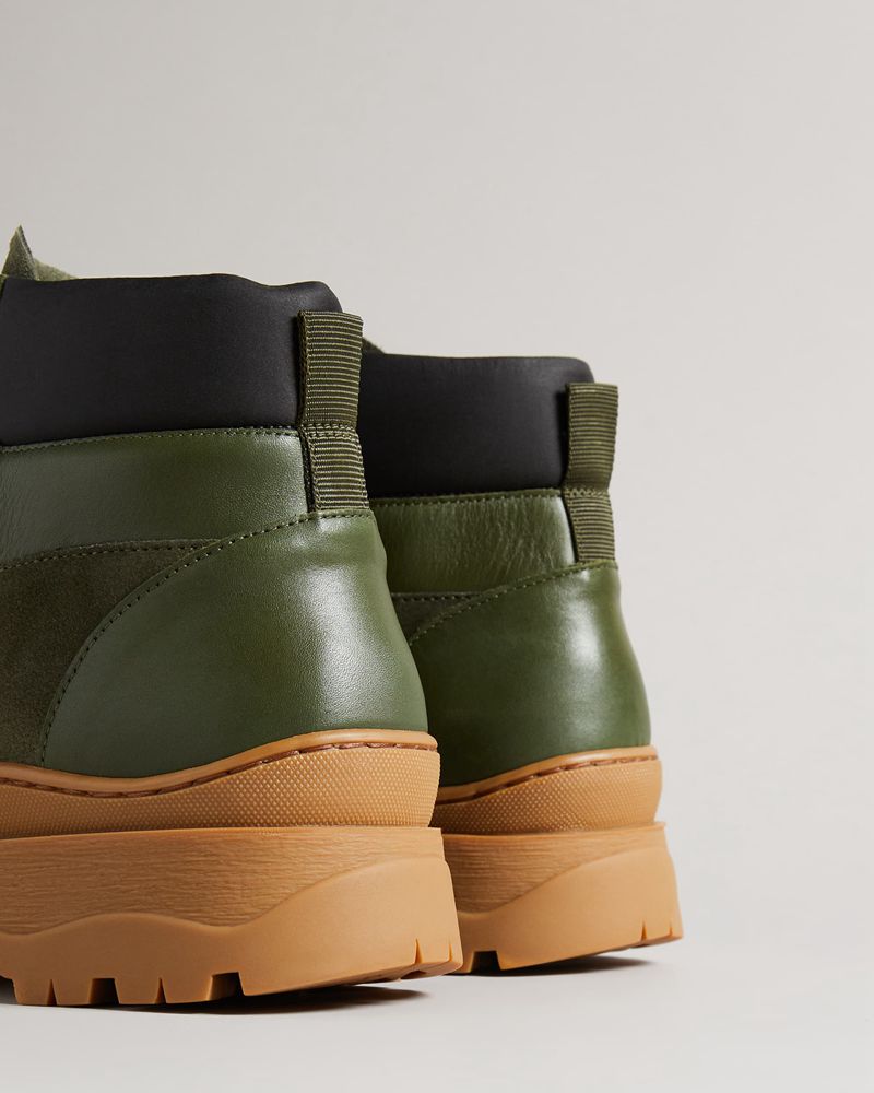 Ted Baker Westonn Unisex Tjock Hiker Stövlar Herr Khaki | WDO-193820