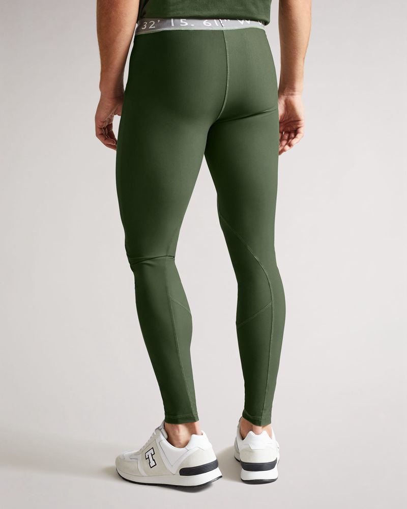 Ted Baker Wiggins Active Sport Leggings Byxor Herr Khaki | SPZ-501394