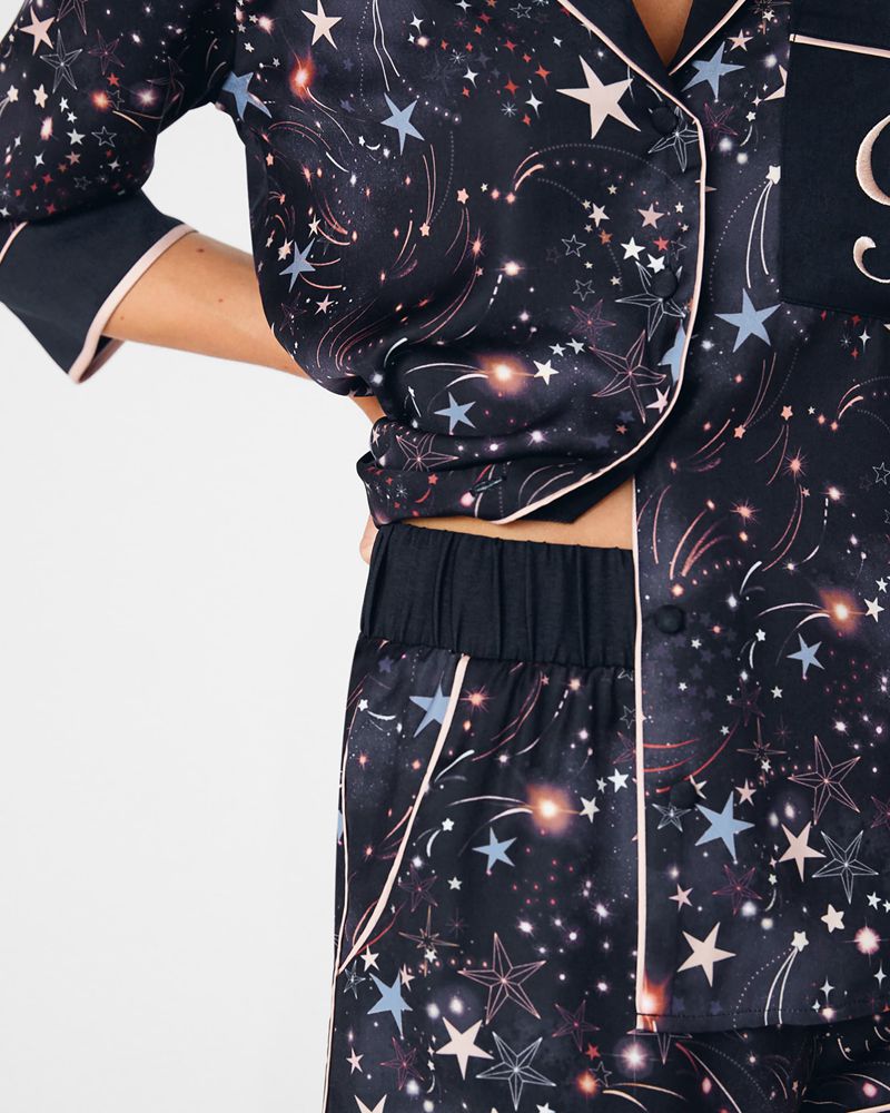 Ted Baker Yaly Starry Pj And Set Nattkläder Dam Marinblå | ICT-156847