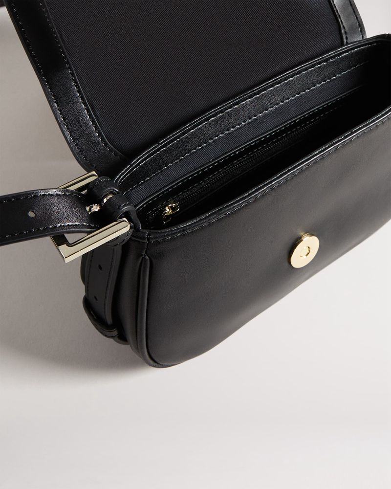 Ted Baker ira Curveduette Cross Body Crossbody Väska Dam Svarta | HCK-560427
