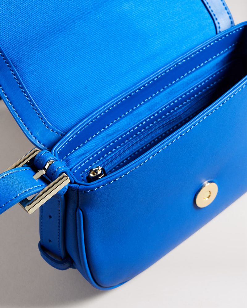 Ted Baker ira Curveduette Cross Body Crossbody Väska Dam Blå | HWB-532408