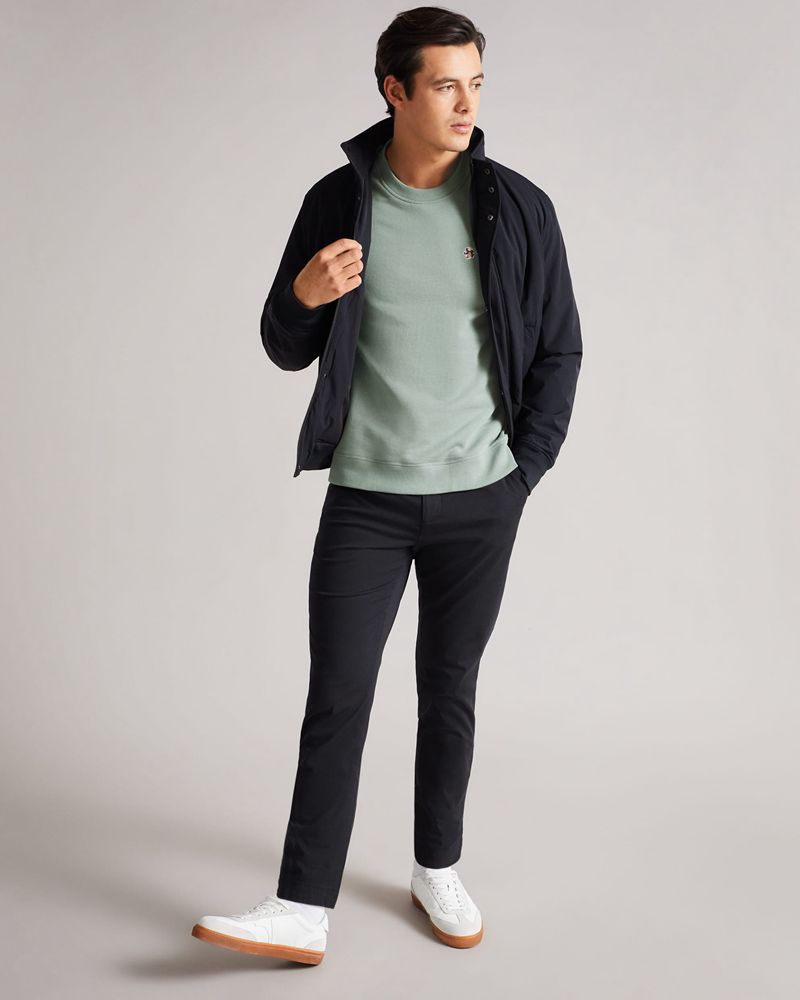 Ted Baker ton Long Sleeve Blast Herr Gröna | ANY-185204