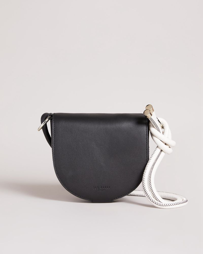 Ted Baker Amelina Rope Handle Mini Cross Body Crossbody Väska Dam Svarta | GKU-298745