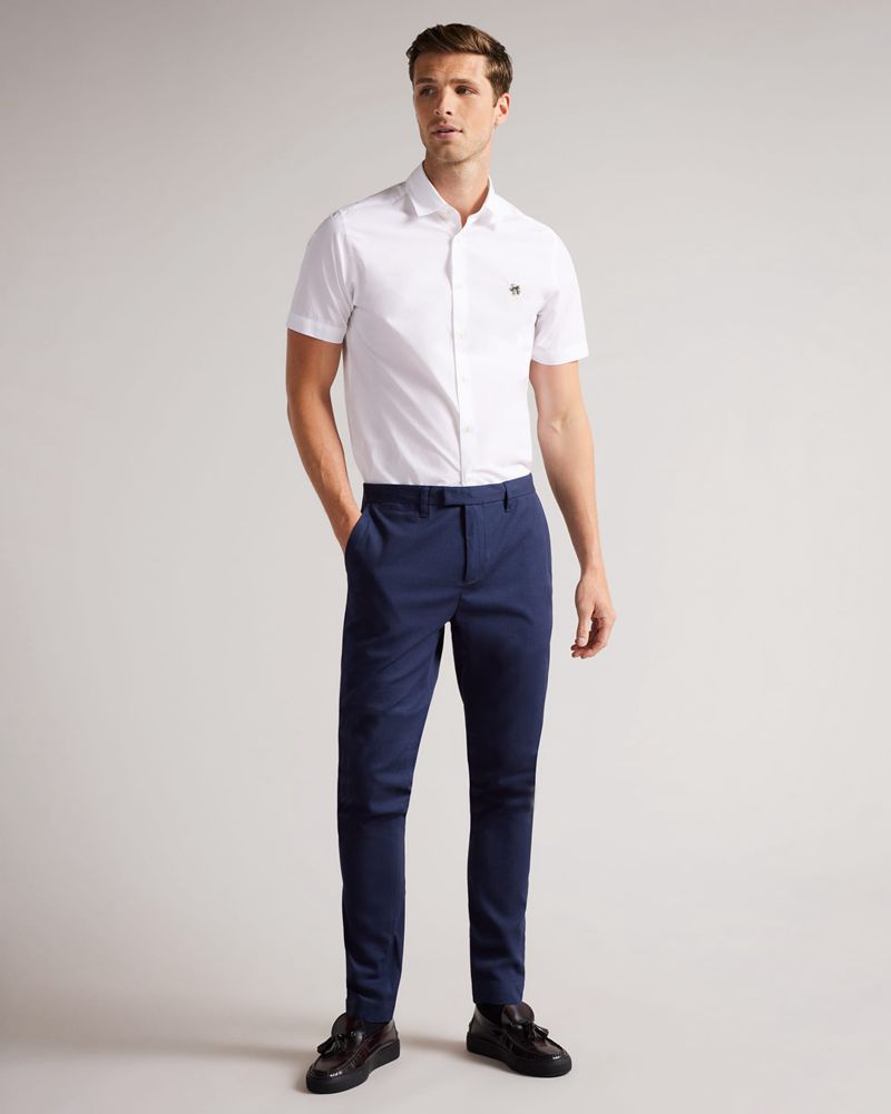 Ted Baker Gretton Byxor Herr Marinblå | KZY-809645