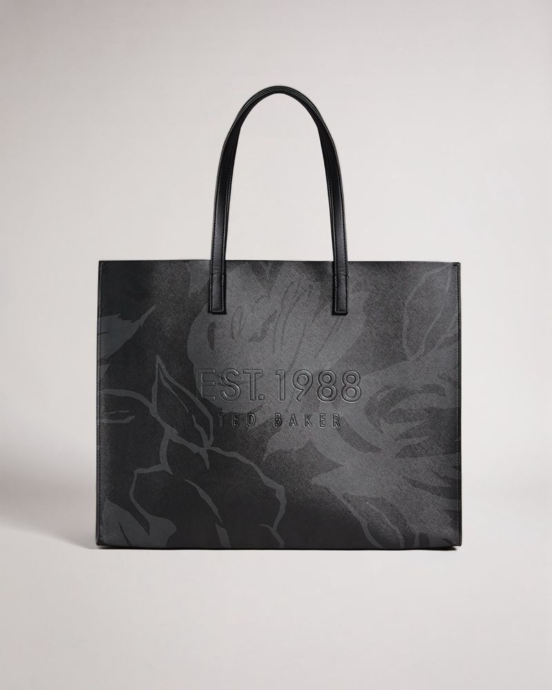 Ted Baker Hancon Bolt On Saffiano Breda Icon Väska Dam Svarta | ONI-438267