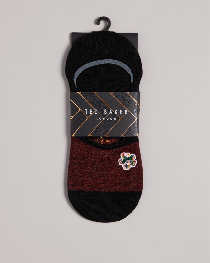 Ted Baker Invisok Invisible Strumpor Herr Svarta | PBQ-754029