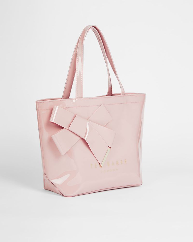 Ted Baker Nikicon Small Icon With Knot Bow Väska Dam Rosa | UNB-028134