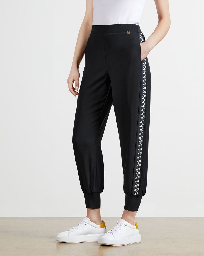 Ted Baker Saiin Side Panel Detail Jogger Byxor Dam Marinblå | HLB-174682