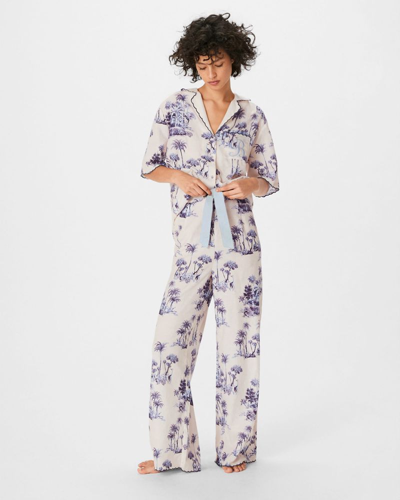 Ted Baker Tewdi Sleeve And Pj Set Nattkläder Dam Rosa | FNG-569210